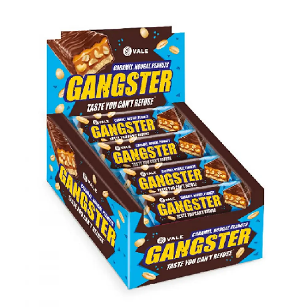 Gangster Grisp X3-MAX — 20 × 100 г Caramel-Grisp-Peanut