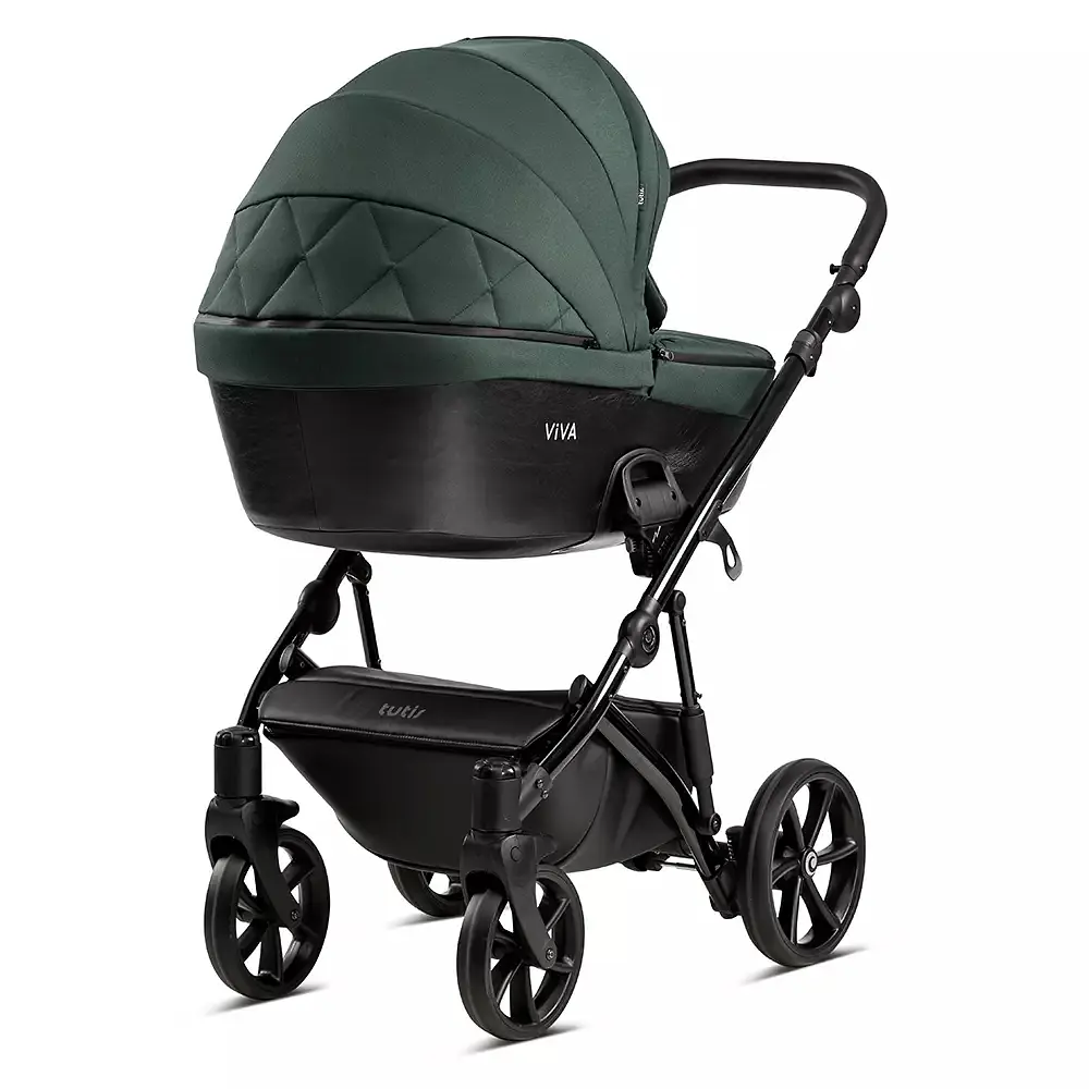 Коляска універсальна 2 в 1 Tutis Viva 4 Luxury Emerald - фото 3