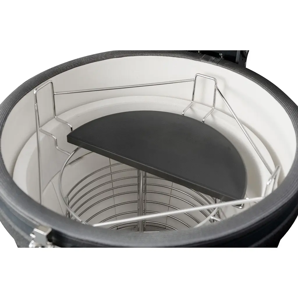 Керамический угольный гриль Grilli Kamado XL 5 в 1 с системой BBQ Block Fire (759777) - фото 10