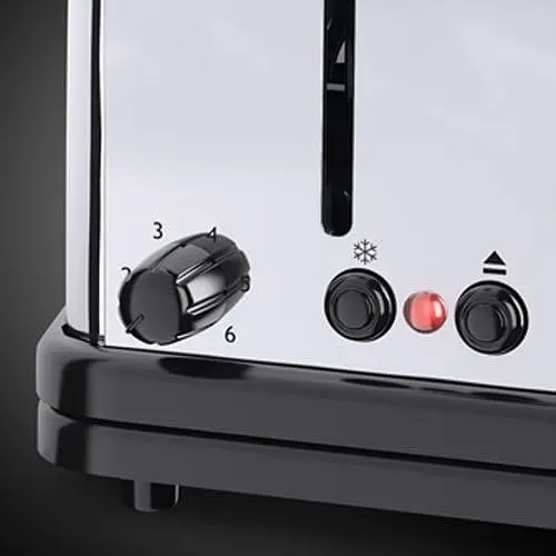 Тостер Chester 1000Вт, довгі слоти, метал, сріблястий Russell Hobbs kuh0014879 - фото 6