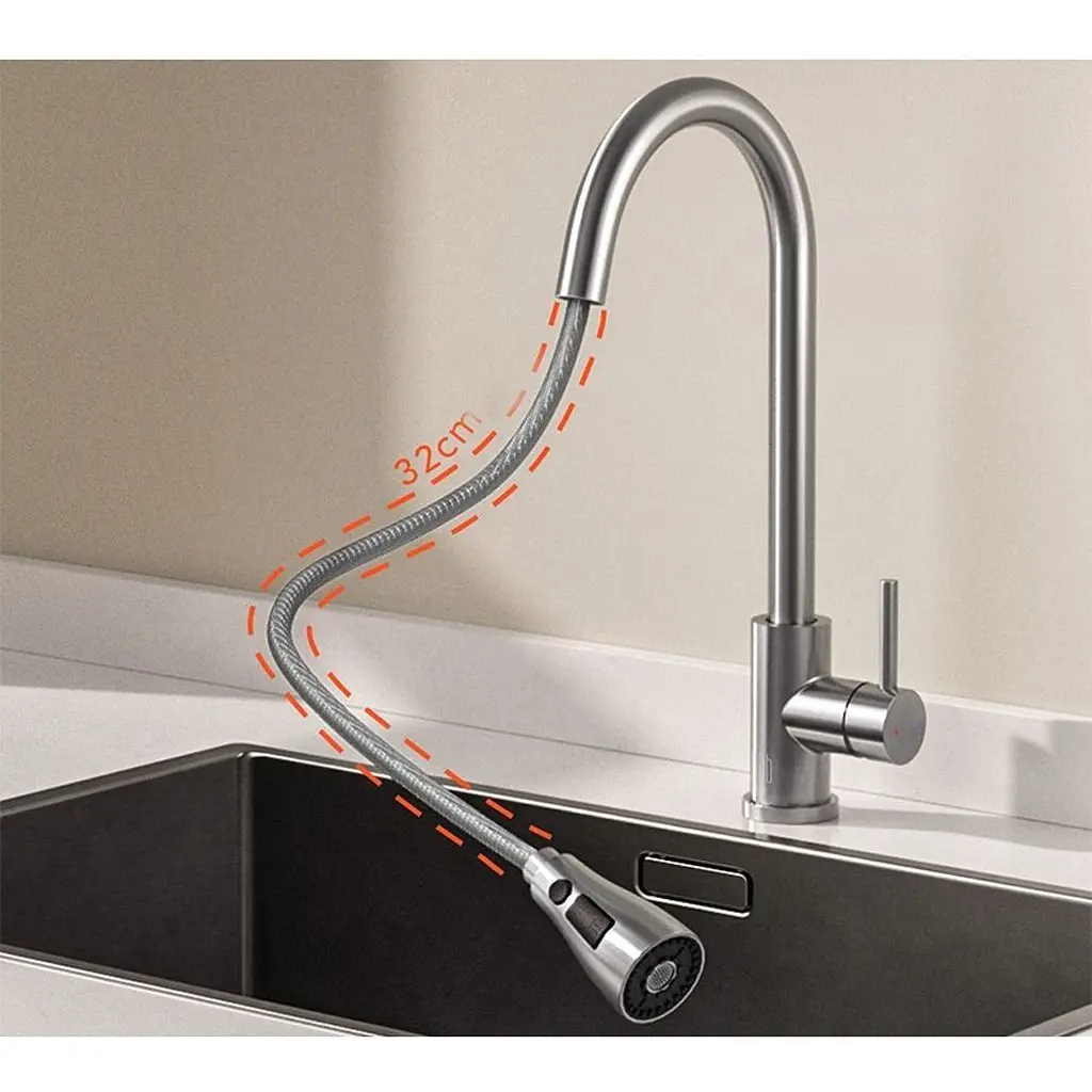 Смеситель для умывальника DiiiB Stainless Steel Fauset DXCF021 [134507] - фото 5