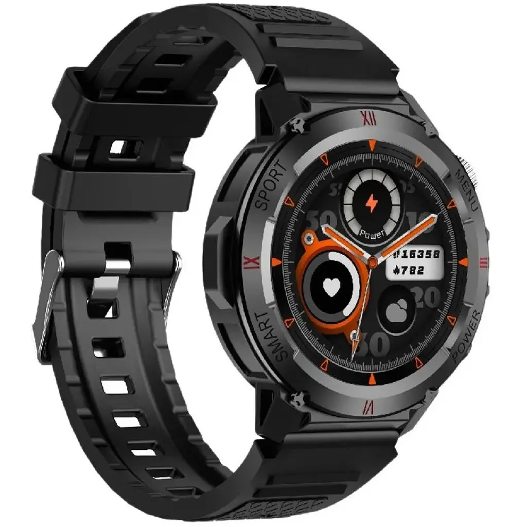 Смарт-годинник W&O IWO X22 IP68 Black - фото 4