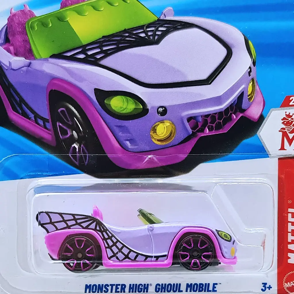 Базова машинка Hot Wheels Matell Monster High Ghoul Mobile колір в асортименті (5785) JJK93 - фото 4