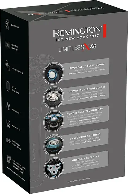 Електробритва Remington X5 Limitless X XR1755 Чорний (7054164) - фото 3