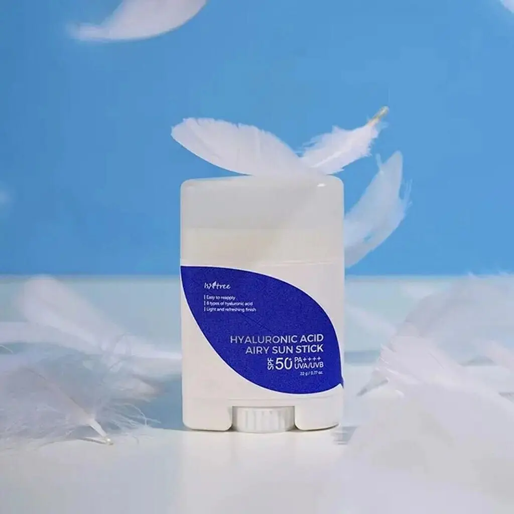 Сонцезахисний стік Isntree Hyaluronic Acid Airy Sun Stick SPF50+ PA++++ 22 г - фото 3