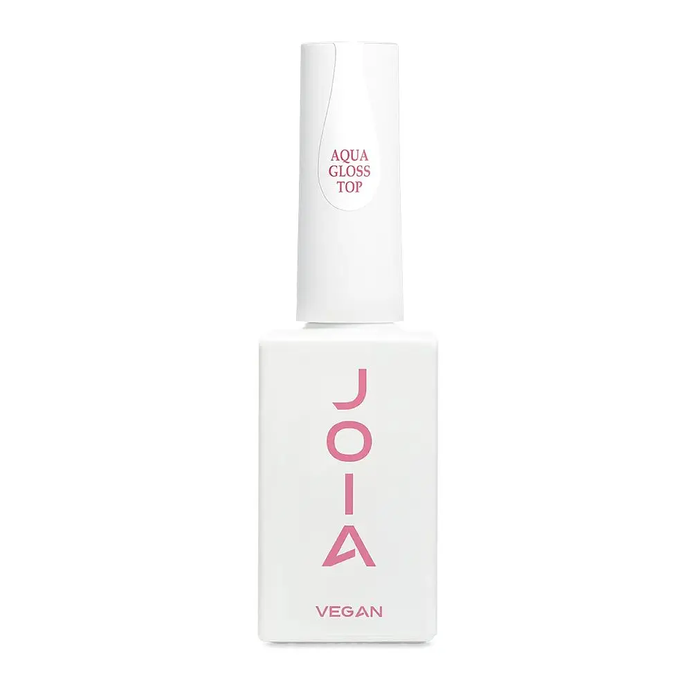 Топ для гель-лаку глянцевий Aqua Gloss Top No Wipe JOIA vegan 15 мл