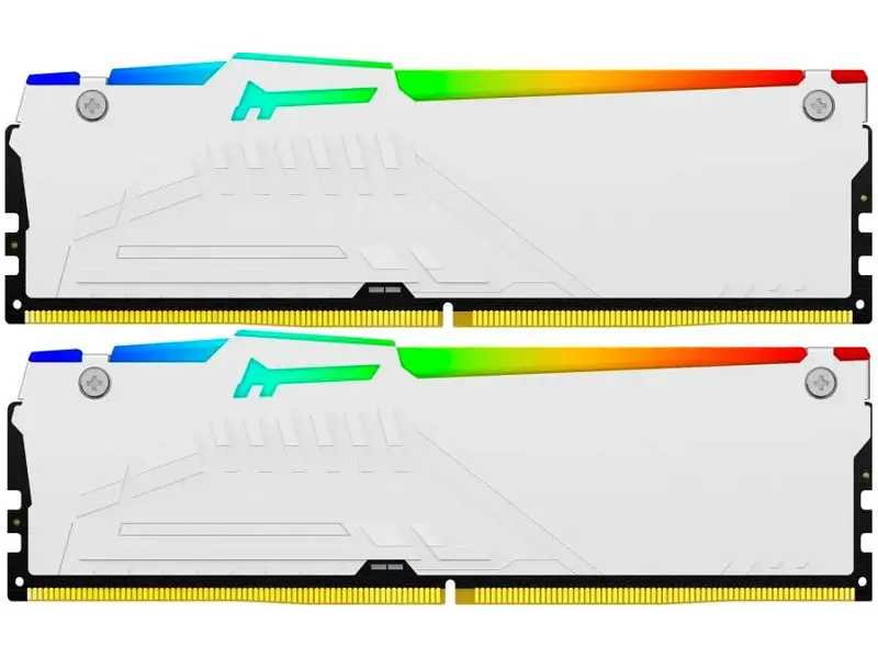 Модуль пам'яті Kingston FURY 32 GB (2x16GB) DDR5 5600 MHz Beast RGB EXPO White (KF556C36BWEAK2-32) - фото 3