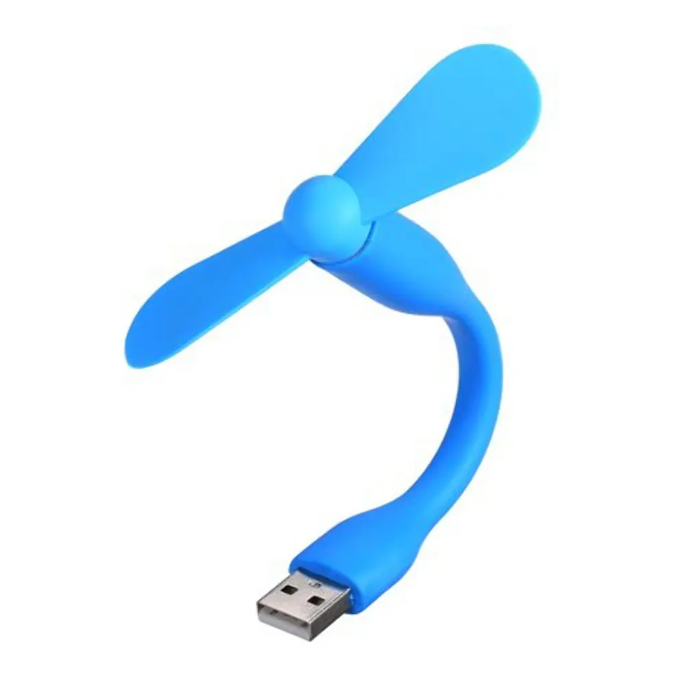 Мобільний вентилятор USB синій