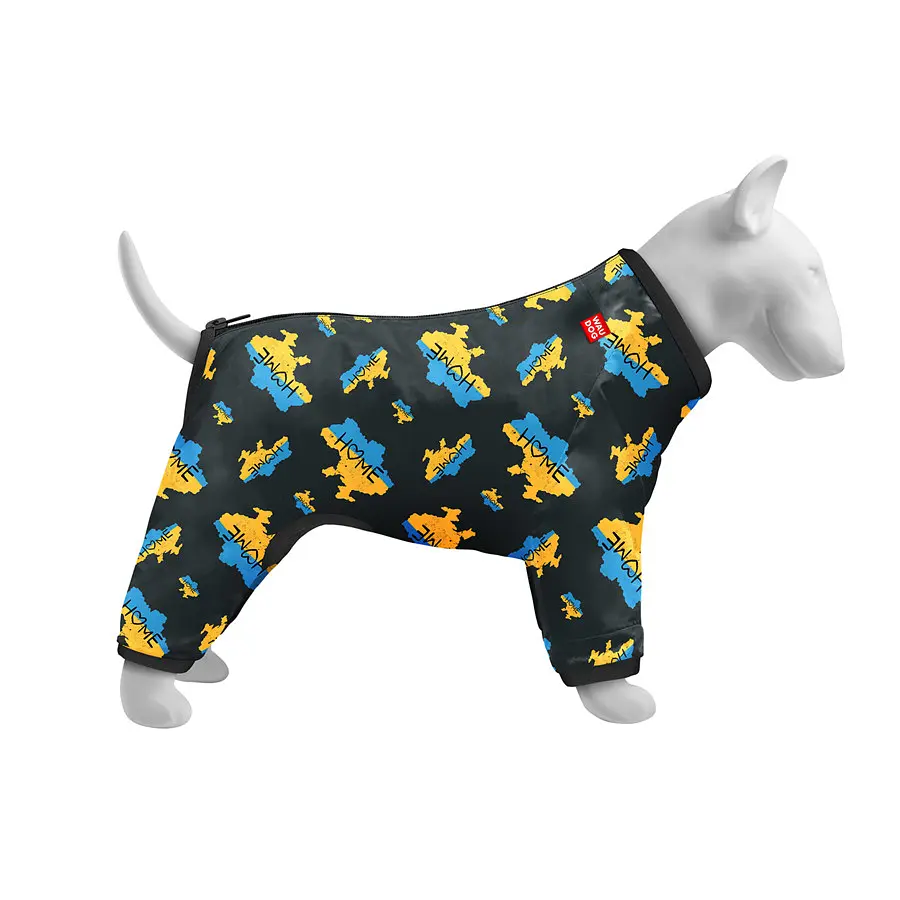 Ветровка для собак Waudog Clothes рисунок Дом L50 В 70-74 см С 47-50 см - фото 3