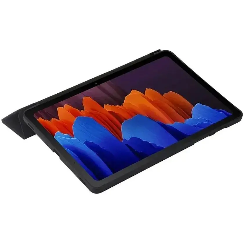 Чехол-книга DK для Samsung Galaxy Tab A9 (X110/X115) | Экокожа силикон Smart Case (black) - фото 2