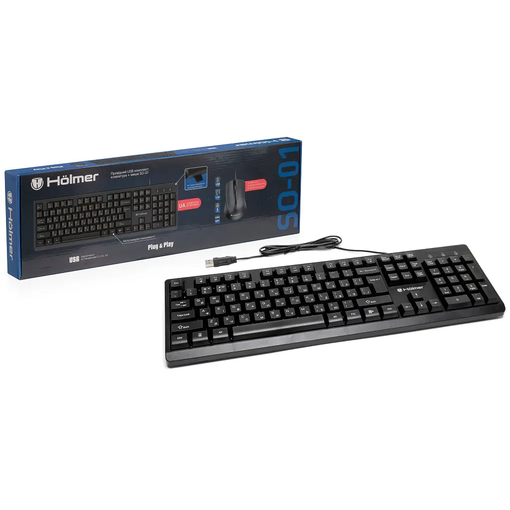 Комплект Hölmer SO-01 USB UA Black (SO-01) - фото 11