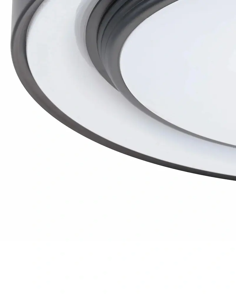 Люстра с пультом светодиодная, потолочный светильник Goldlux 326706 Zygmunt 50 Led 1x72W 3000K-6000K 8000Lm IP44 Bk - фото 3