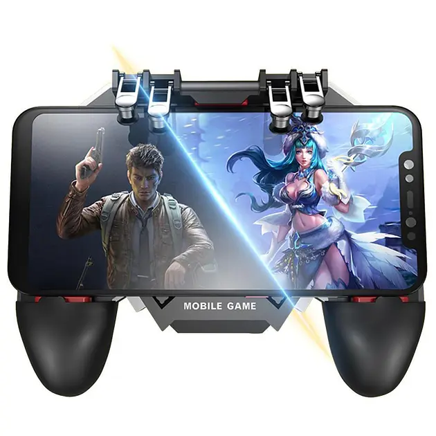 Джойстик для телефону з охолодженням Memo AK77 1200mAh ігровий контролер тригер Black (18535) - фото 3