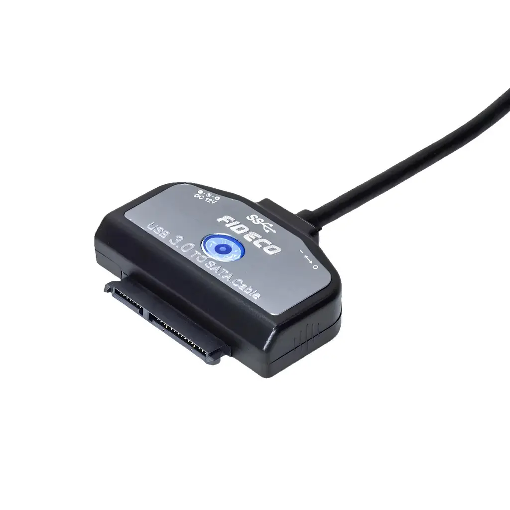 Адаптер Fideco з живленням для SATA HDD/SSD USB 3.0 Чорний (FMC2PA0SA1PB 2681) - фото 3