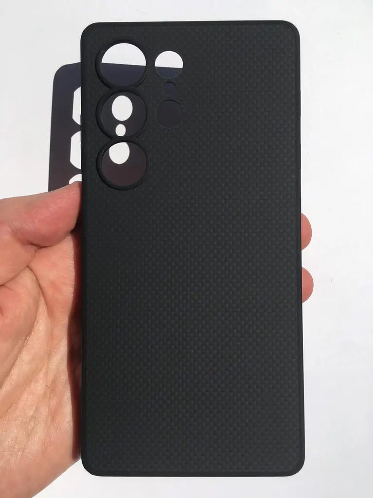 Чохол протиударний Pitaka PinButton Case MagSafe для Samsung Galaxy S25 Ultra (S938) Black-Grey PBS2501U - фото 9