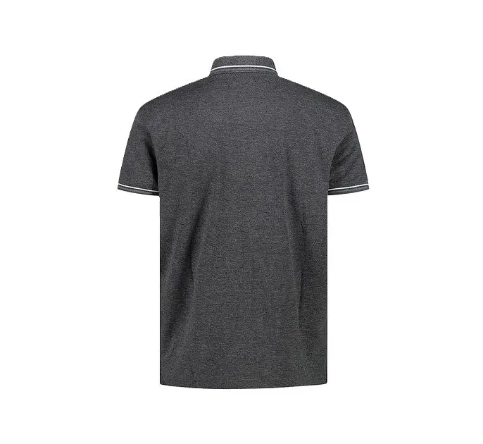 Поло CMP Man Polo Polyester-stretch Grey/White XL (1097-34D5987-U901 52) - фото 2