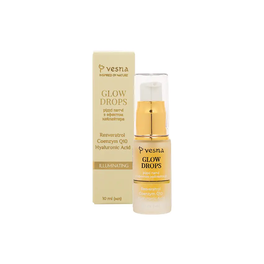 Рідкі патчі для сяйва шкіри Glow Drops Vesna 10 мл - фото 2