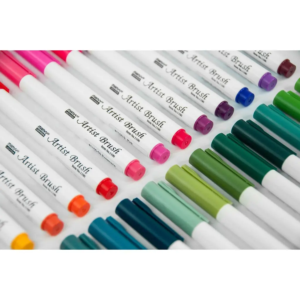 Маркер-кисть Artist Brush 1100 Marvy - фото 3