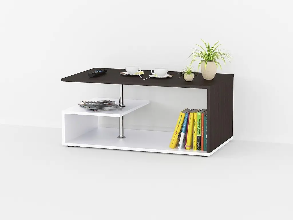 Стол журнальный Moreli Forte Martin Венге темный / Белый (id27-0000-69-venge-white) - фото 2