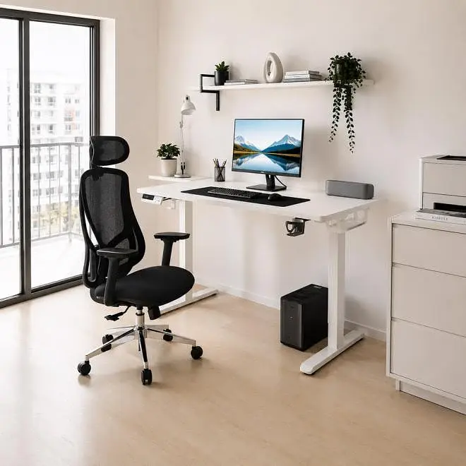 Крісло Mealux Flow Fabric Black (HF-B30 F/B) - фото 3
