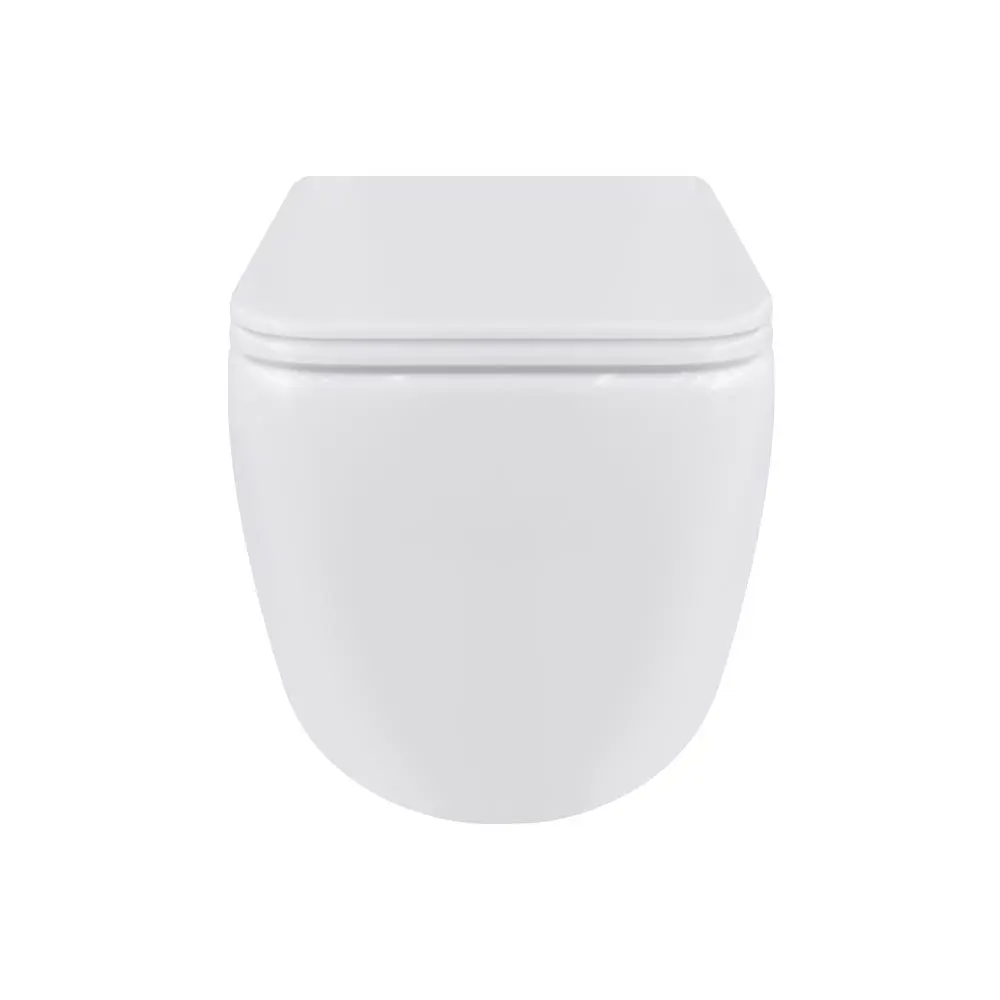Унитаз подвесной Qtap Gemini безободковый с сиденьем Soft-close QT2533076EUQW, Белый - фото 5