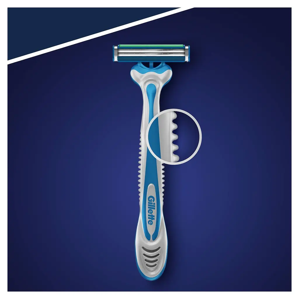 Одноразові станки для гоління Gillette Blue II Maximum 10 шт. - фото 5