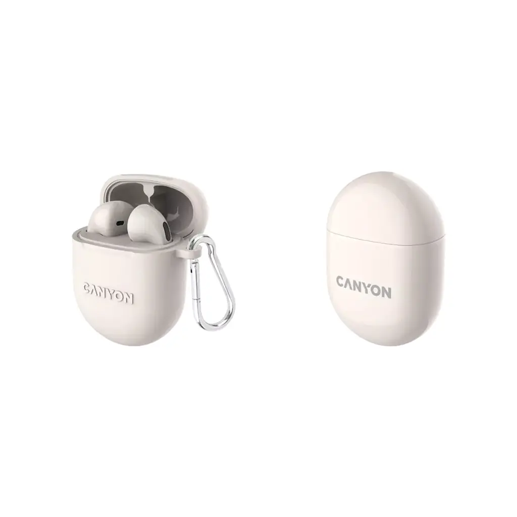 Навушники Canyon TWS-6 Beige (CNS-TWS6BE) - фото 2