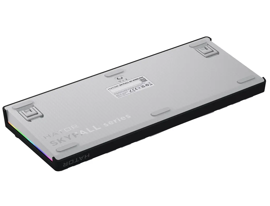 Клавиатура игровая механическая HATOR HTK-3180-UA Wireless Skyfall 80 Black-White - фото 6