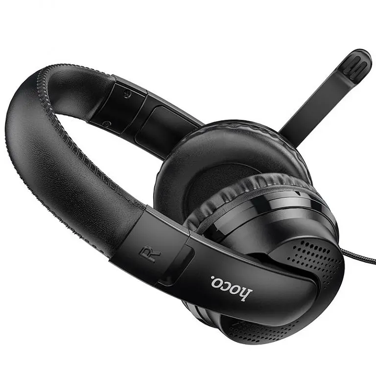 Навушники ігрові HOCO W103 Magic tour gaming headphones Black - фото 3