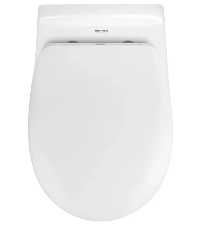 Унітаз підвісний безобідковий Kroner Oker WHI533536 RIMLESS з сидінням (KO533536WHIR) (CV033120) - фото 7