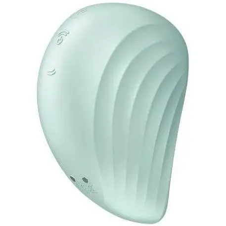 Вакуумный клиторальный стимулятор с вибрацией Satisfyer Pearl Diver Мятный - фото 4