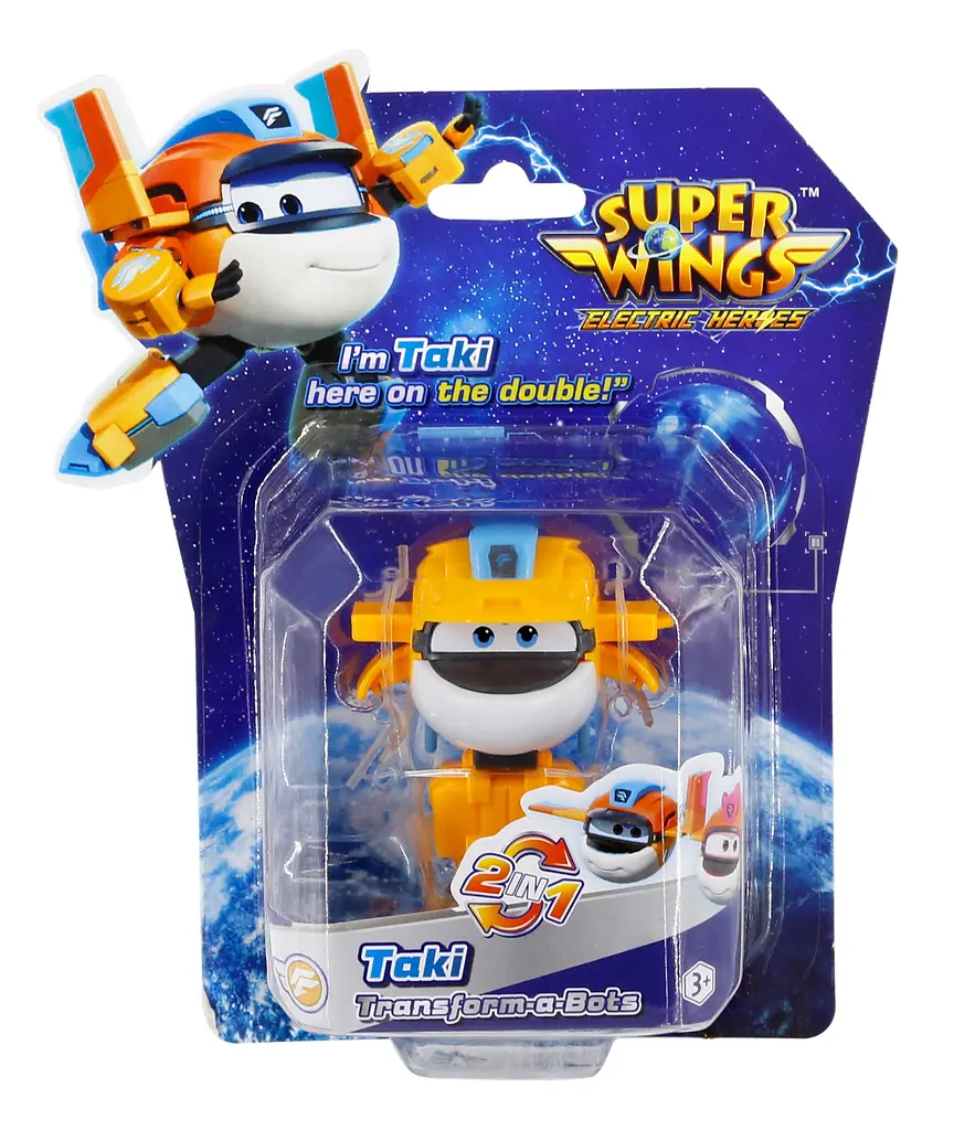 Ігрова фігурка-трансформер Super Wings Transform-a-Bots Такі (Taki) 5 см (YW780058) - фото 8