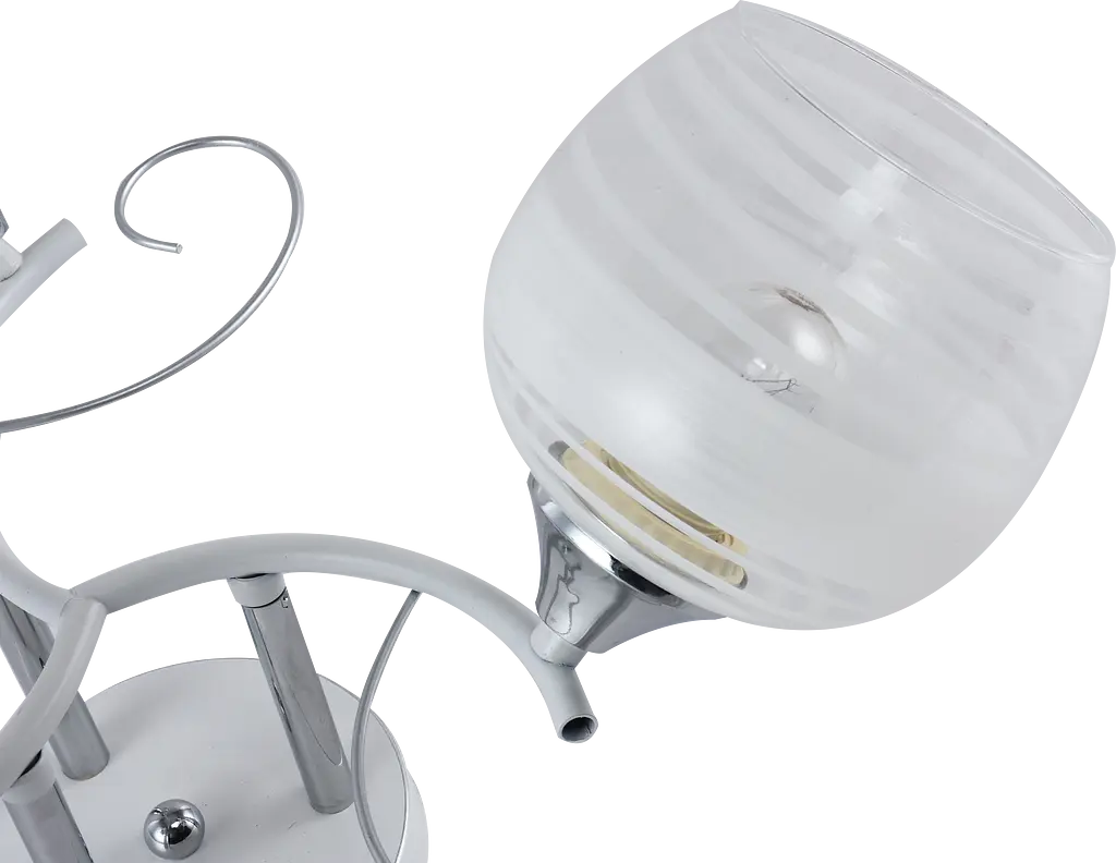 Декоративная люстра V XA1250/3 White Chrome на 3 плафона - фото 4