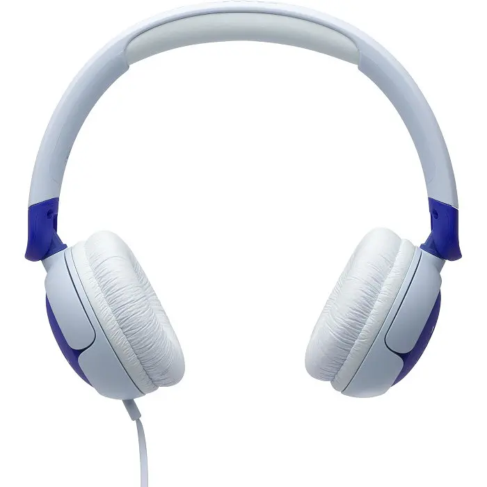 Навушники JBL JR 320, Blue/White, 3.5 мм, мікрофон, динаміки 32 мм, 1 м, дитячі (JBLJR320BLU) - фото 2