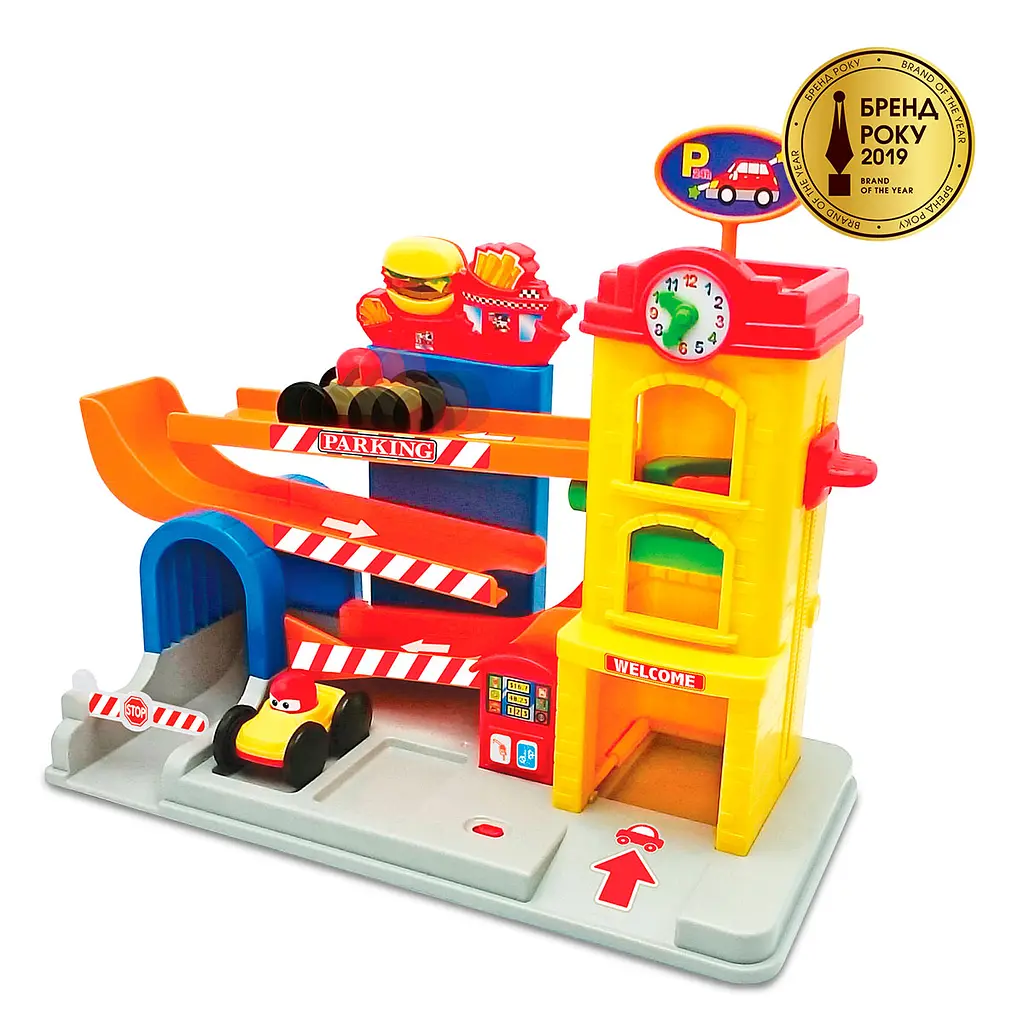 Игровой набор со звуком Kiddieland Занимательный гараж (055707) - фото 2
