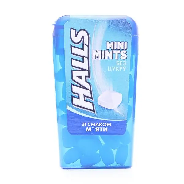 Леденцы Halls Mini mints Мята 12 г (770123) - фото 2