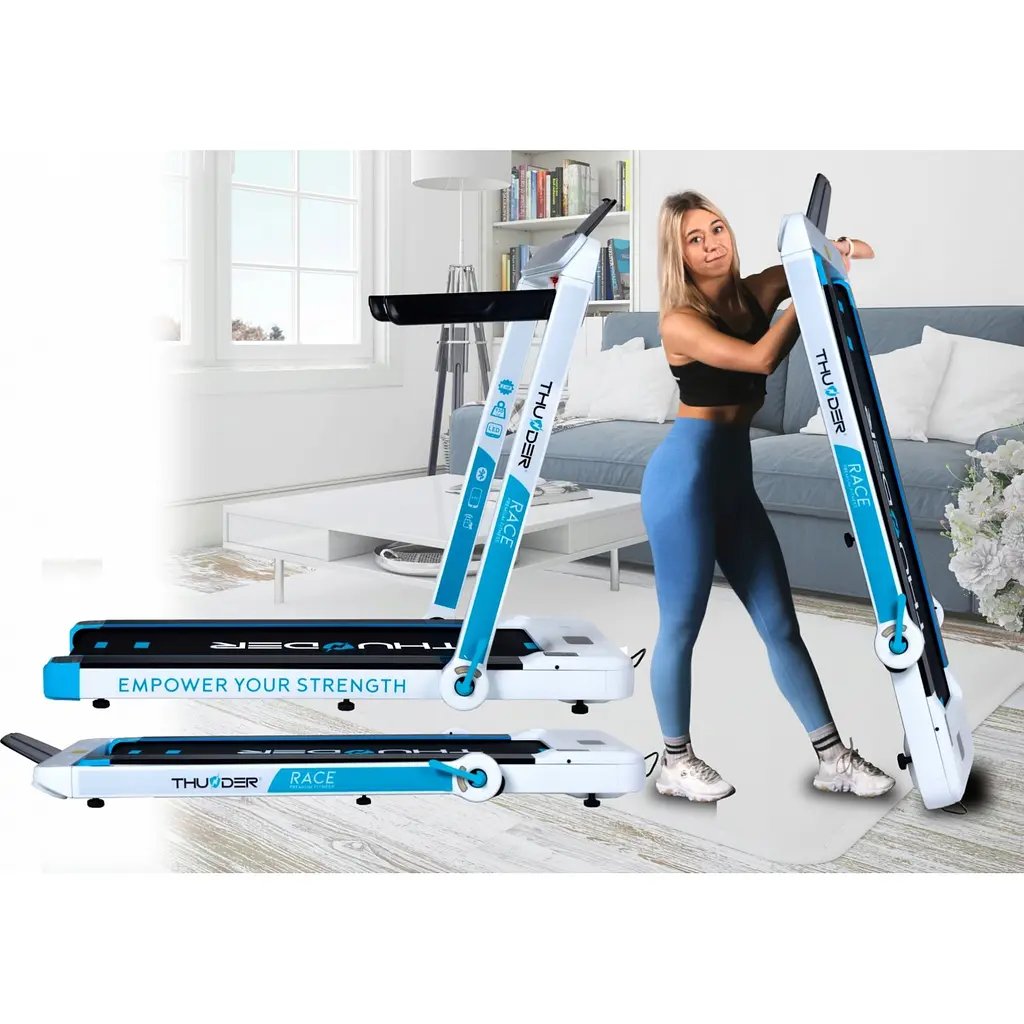Беговая дорожка THUNDER Race White - фото 7