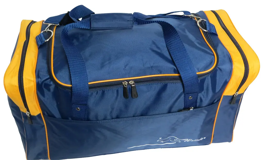Дорожня сумка Wallaby 430-3 60л Синій з жовтим - фото 4