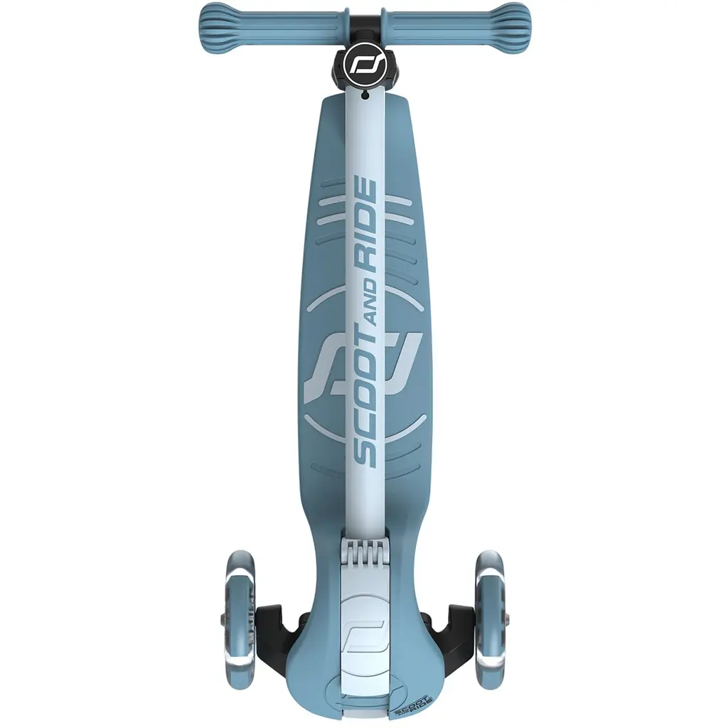 Самокат Scoot and Ride Highwaykick-3s колеса світяться 3+ років сіро-синій (SR-00933) - фото 12