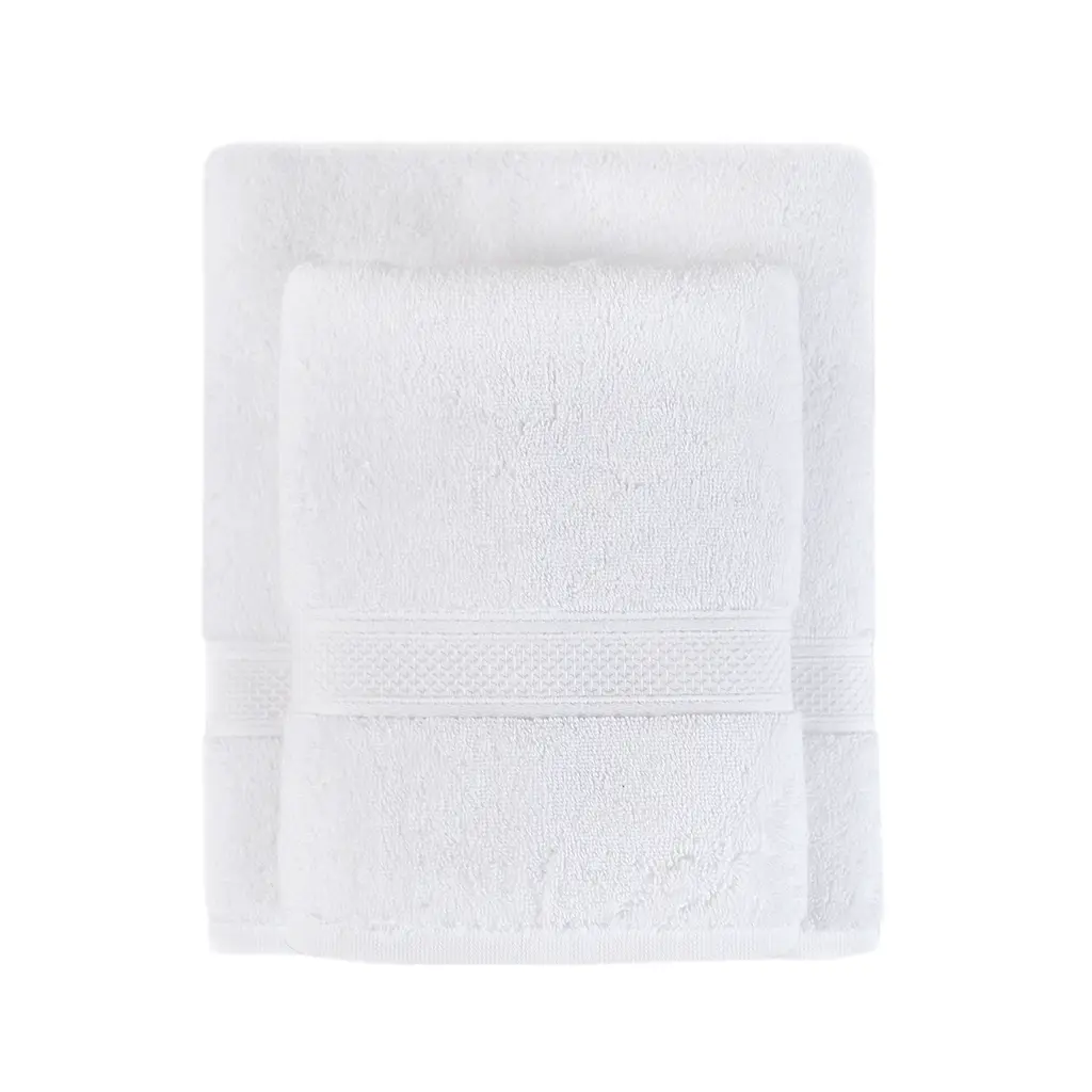 Рушник махровий Lotus Home - Grand soft twist white білий 50x90 - фото 2