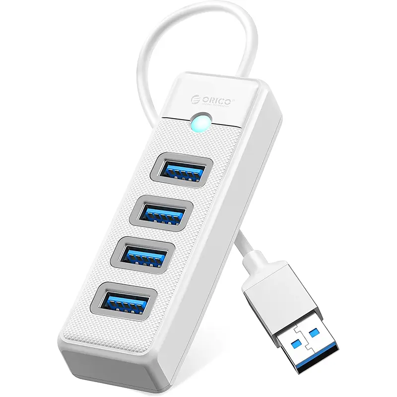 USB-хаб Orico PW4U-U3-015-WH-BP