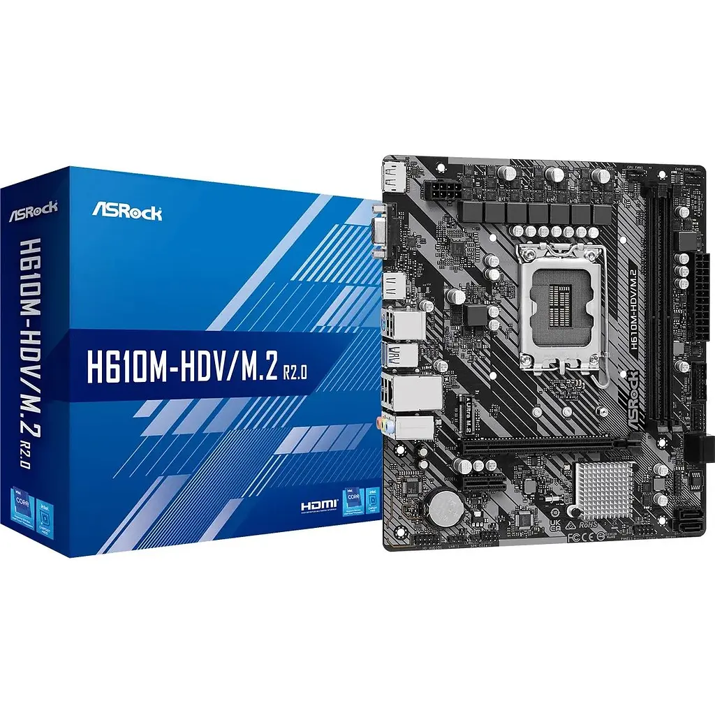 Материнська плата ASRock H610M-HDV/M.2 R2.0 Socket 1700 - фото 2