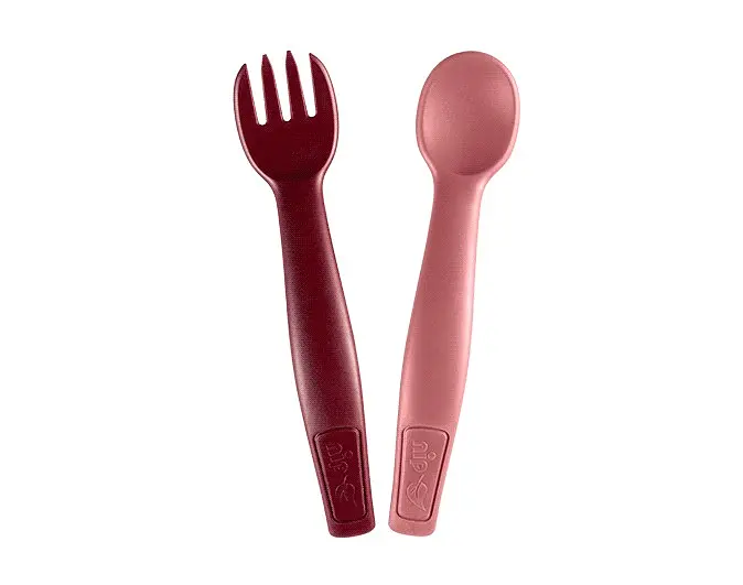 Ложка и вилка для кормления Nip Зеленая серия Микс, 2 шт., в ассортименте (37102) - фото 2