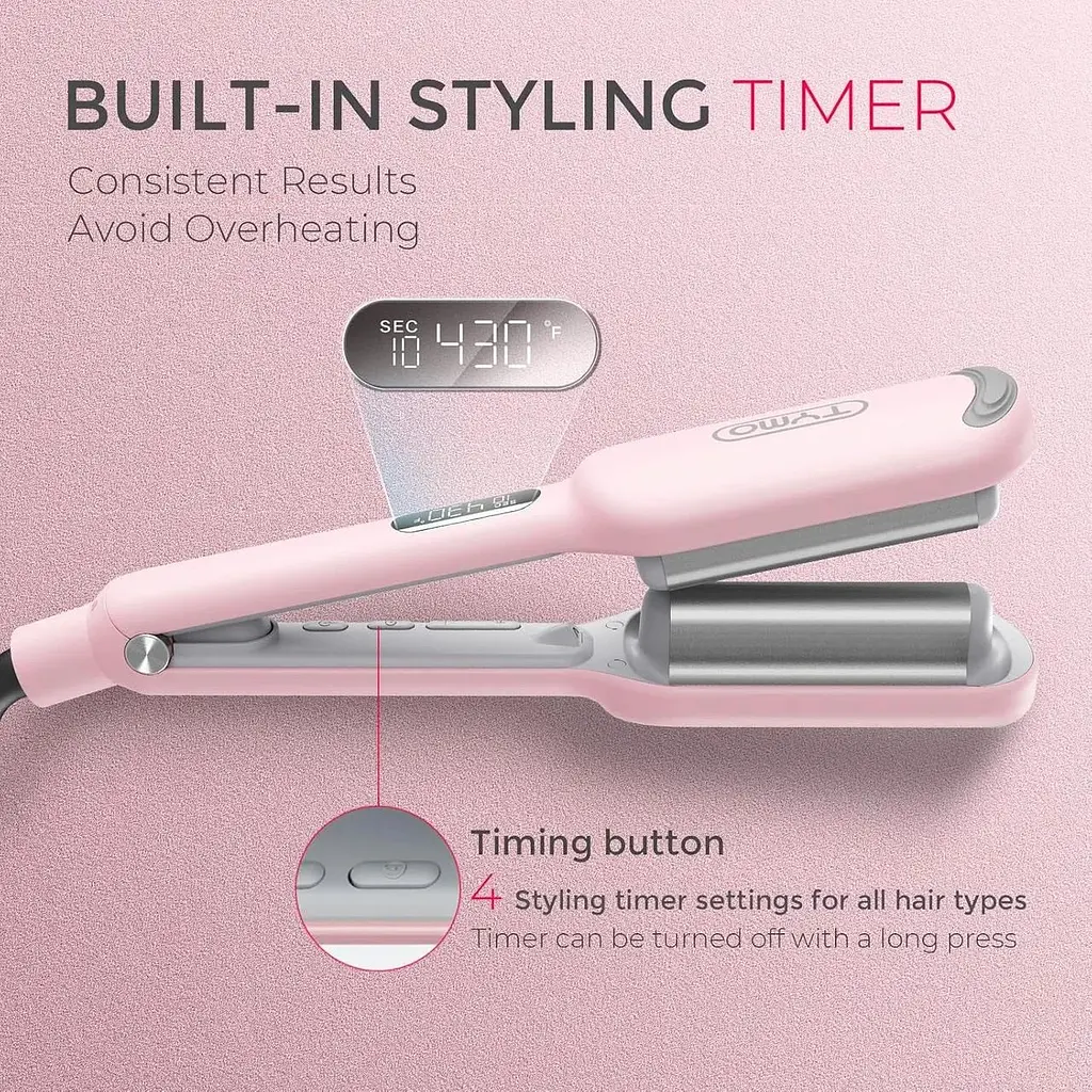 Плойка для волосся Crimper Waver - Tymo Rovy Beach Waves Curling Wand - фото 6
