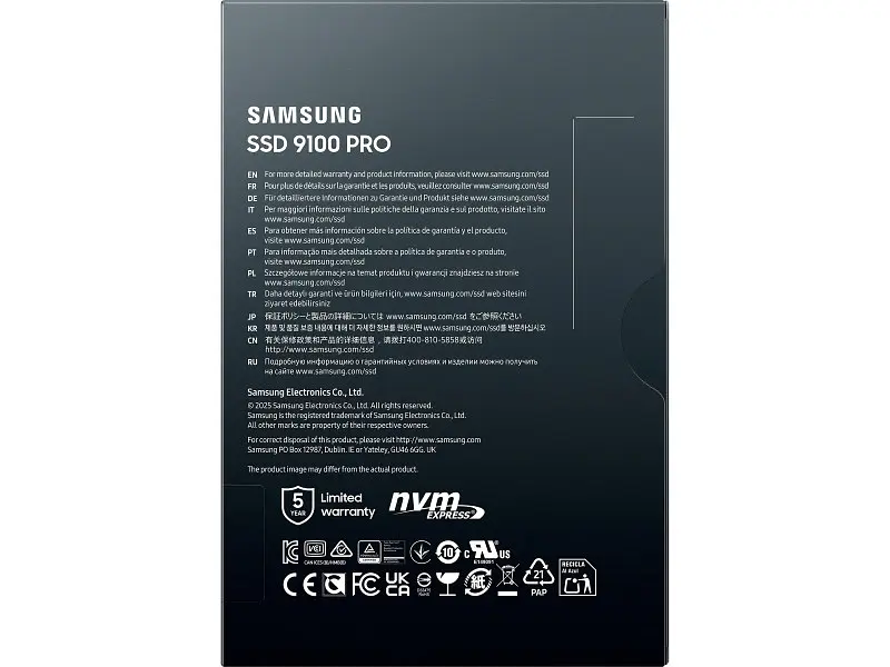 SSD-накопичувач Samsung 9100 PRO 2 TB (MZ-VAP2T0BW) - фото 8