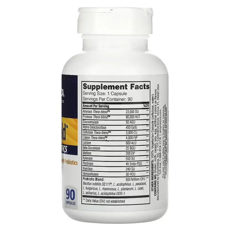 Ферменти Enzymedica Digest Gold + Probiotics, 90 капсул з пробіотиками - фото 2