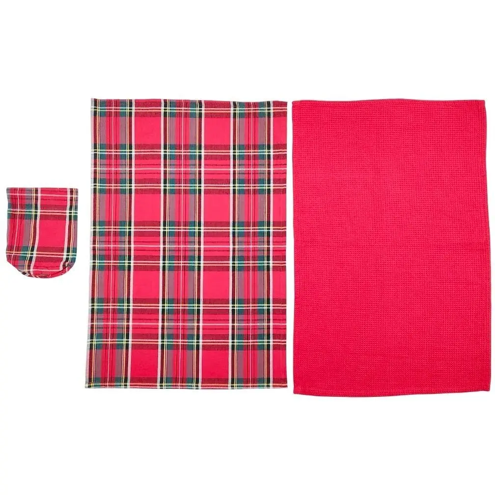 Набор полотенец Soho Sell Red хлопок 100% 40х60 см 2 шт. (BS 85541) - фото 2