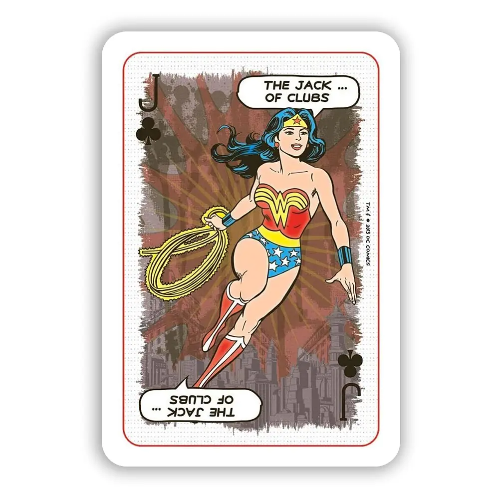 Игральные карты Winning Moves DC Comics Superheroes Retro Waddingtons No. 1 DC Comics Retro - фото 4