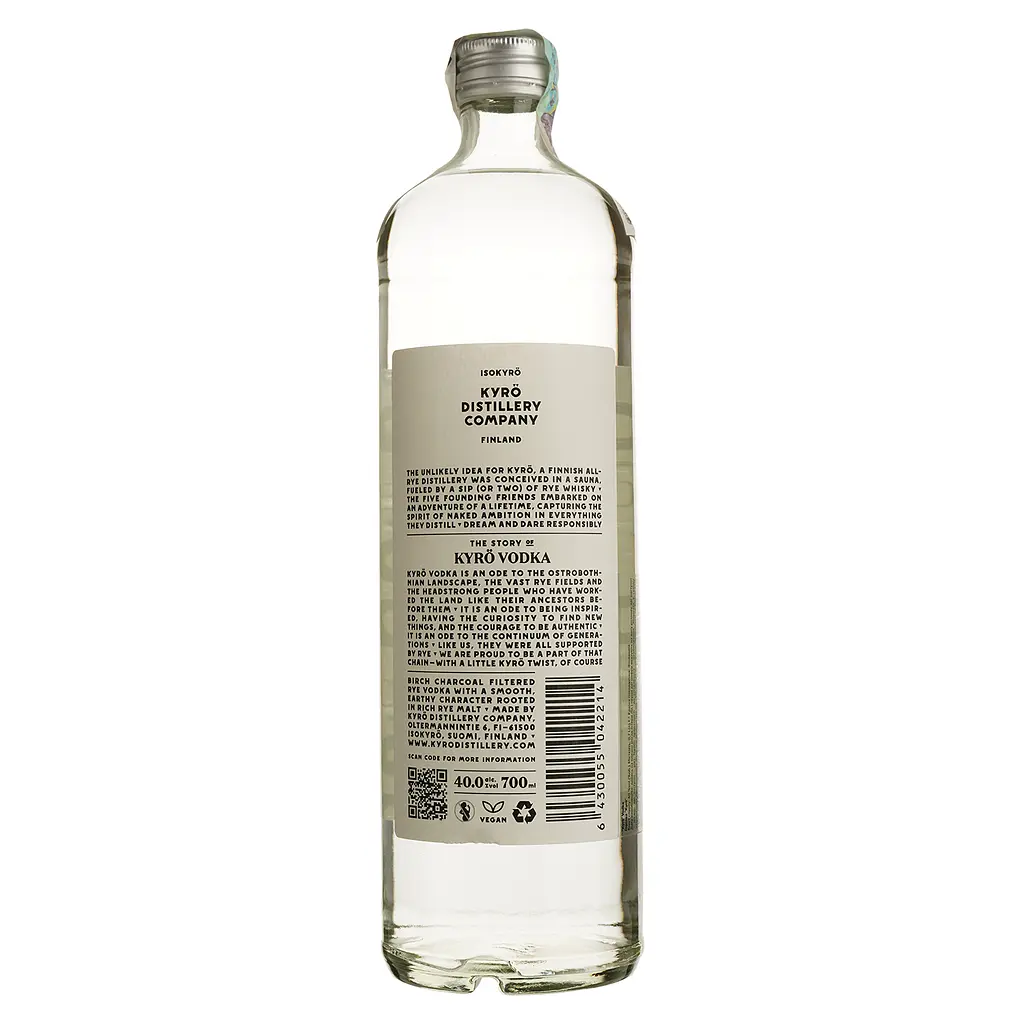 Горілка Kyro 100% Rye 40% 0.7 л - фото 2