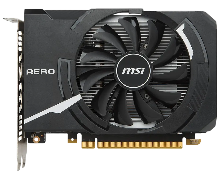 Відеокарта GeForce GTX 1050 Ti 4GB MSI Aero ITX OC Aero ITX (GTX 1050 TI AERO ITX 4G OC) Б/В - фото 2